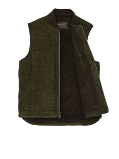 Lined Mackinaw Wool Work Vest