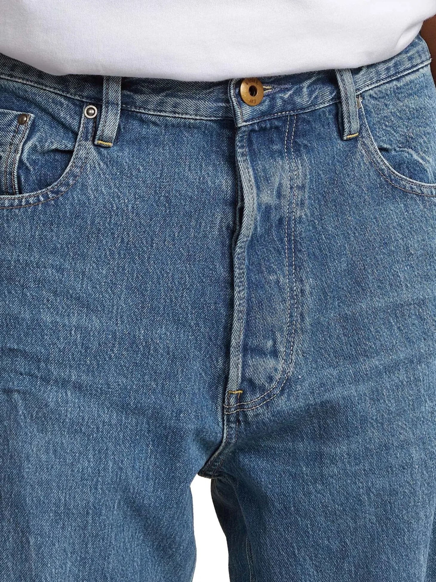 Long Pocket Loose Jeans