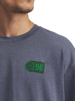 Maglia a maniche corte UA Heavyweight Hoops Courtside da uomo