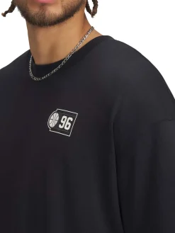 Maglia a maniche corte UA Heavyweight Hoops Courtside da uomo