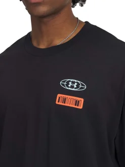 Maglia a maniche corte UA Heavyweight Hoops Mix Tape da uomo
