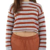 Maglione con motivo traforato