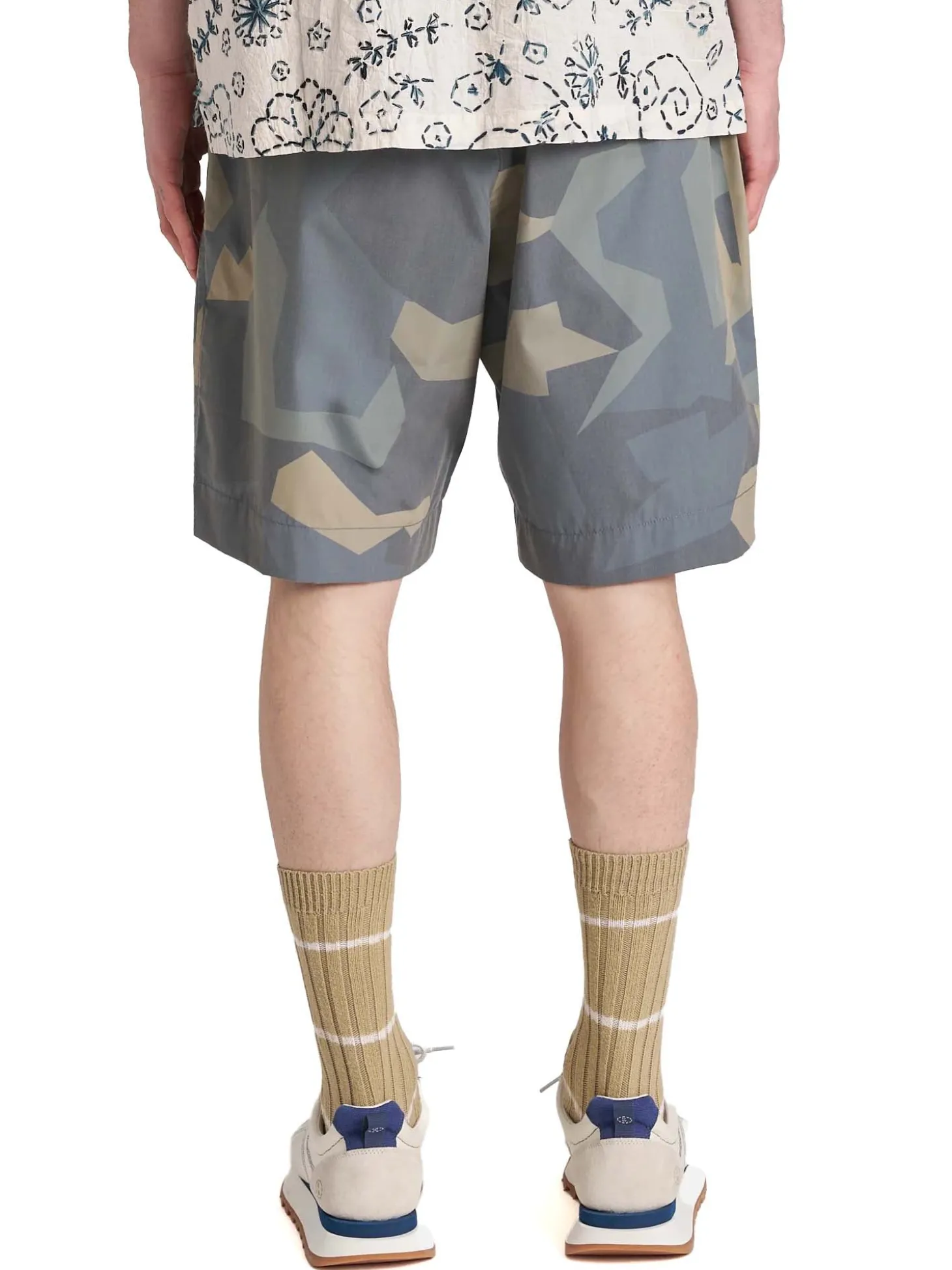 master-piece x Universal Works Pleated Track Short