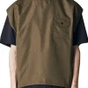 Military No Sleeve Cut Sew