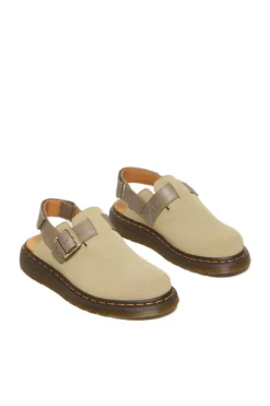 Mules Jorge II in camoscio e pelle