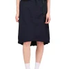 Nylon Packable Midi Skirt