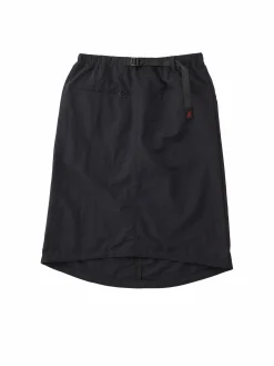 Nylon Packable Midi Skirt