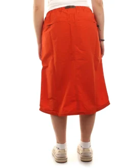 Nylon Packable Midi Skirt