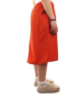 Nylon Packable Midi Skirt