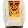 Obey Icon Stencil Flame Fleece