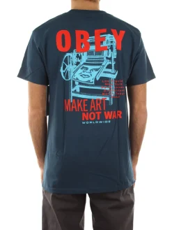 Obey Printing Press Make Art Tee