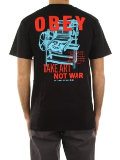 Obey Printing Press Make Art Tee