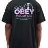 Obey Records Sound Waves Tee
