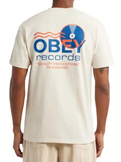 Obey Records Sound Waves Tee