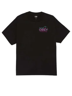Obey Records Sound Waves Tee