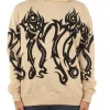 Octopus Tribal Skull Hoodie