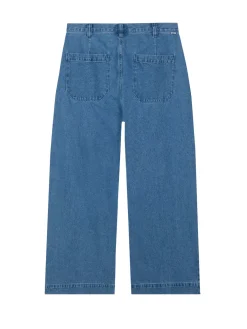 Oliver Denim Pleated Pant