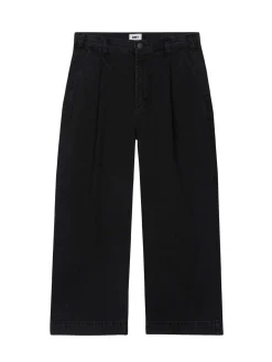 Oliver Denim Pleated Pant