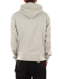 One Point Zip Hooded Sweatshirt