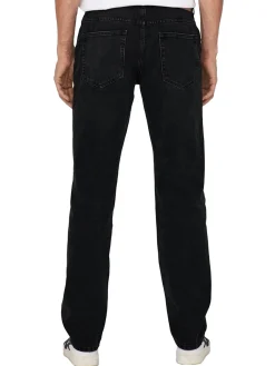 ONSEDGE Vita media Straight Fit Jeans