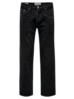 ONSEDGE Vita media Straight Fit Jeans