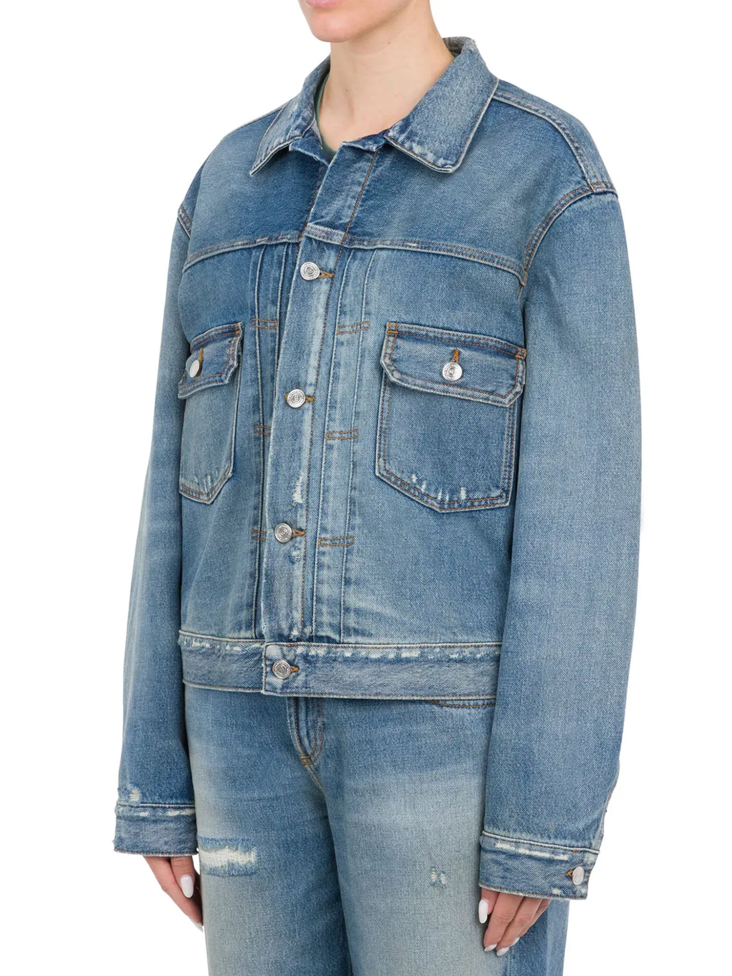 Ovo Giacca Denim Fermo