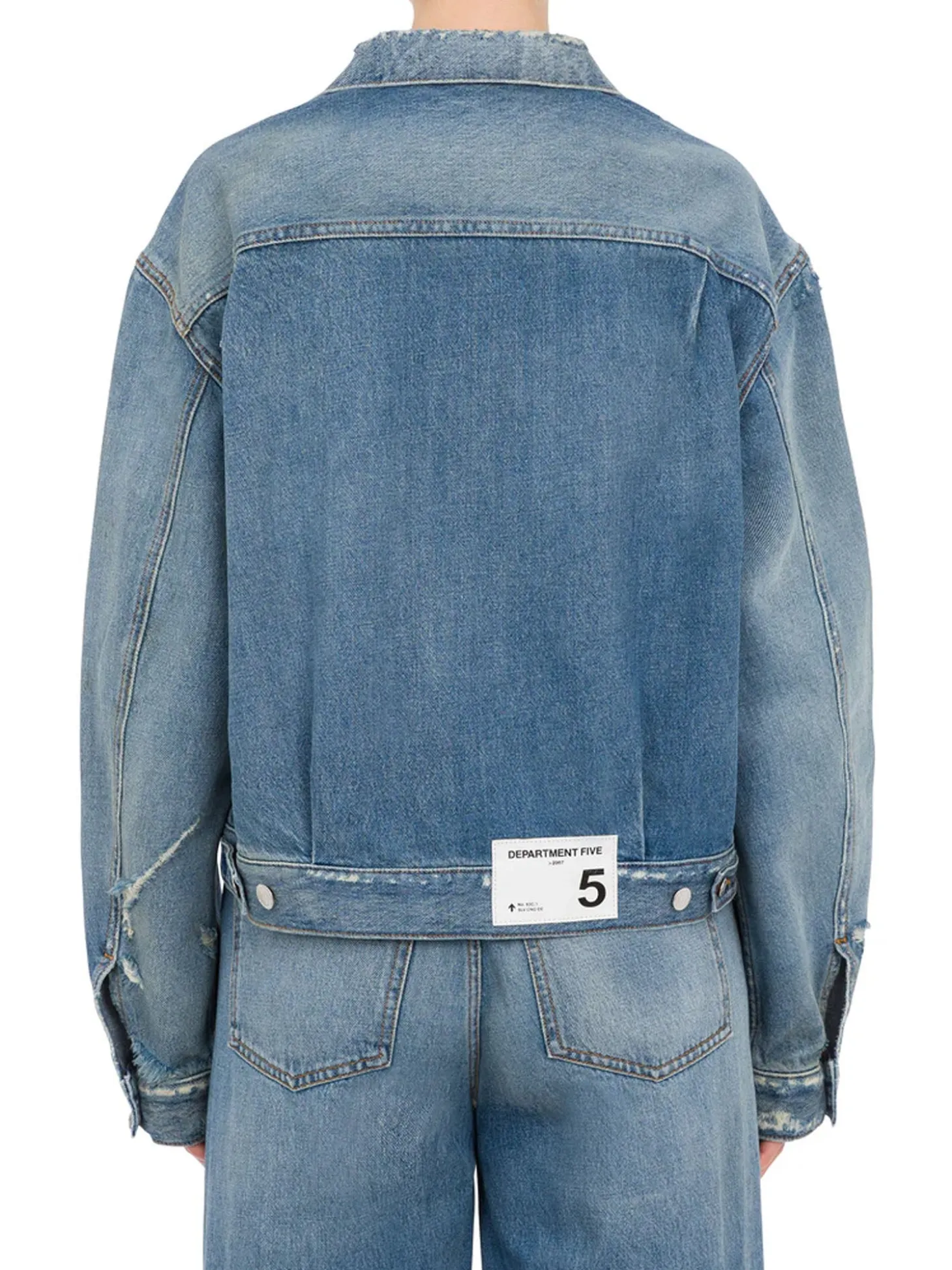 Ovo Giacca Denim Fermo