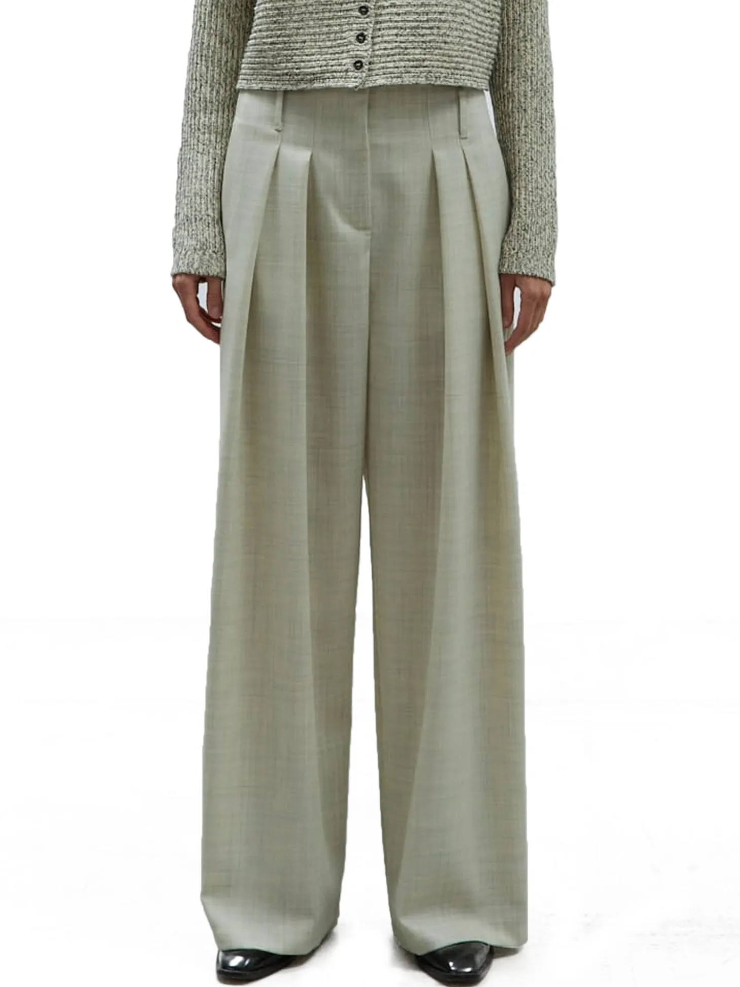 Pantalone Light Raw Wool Pince