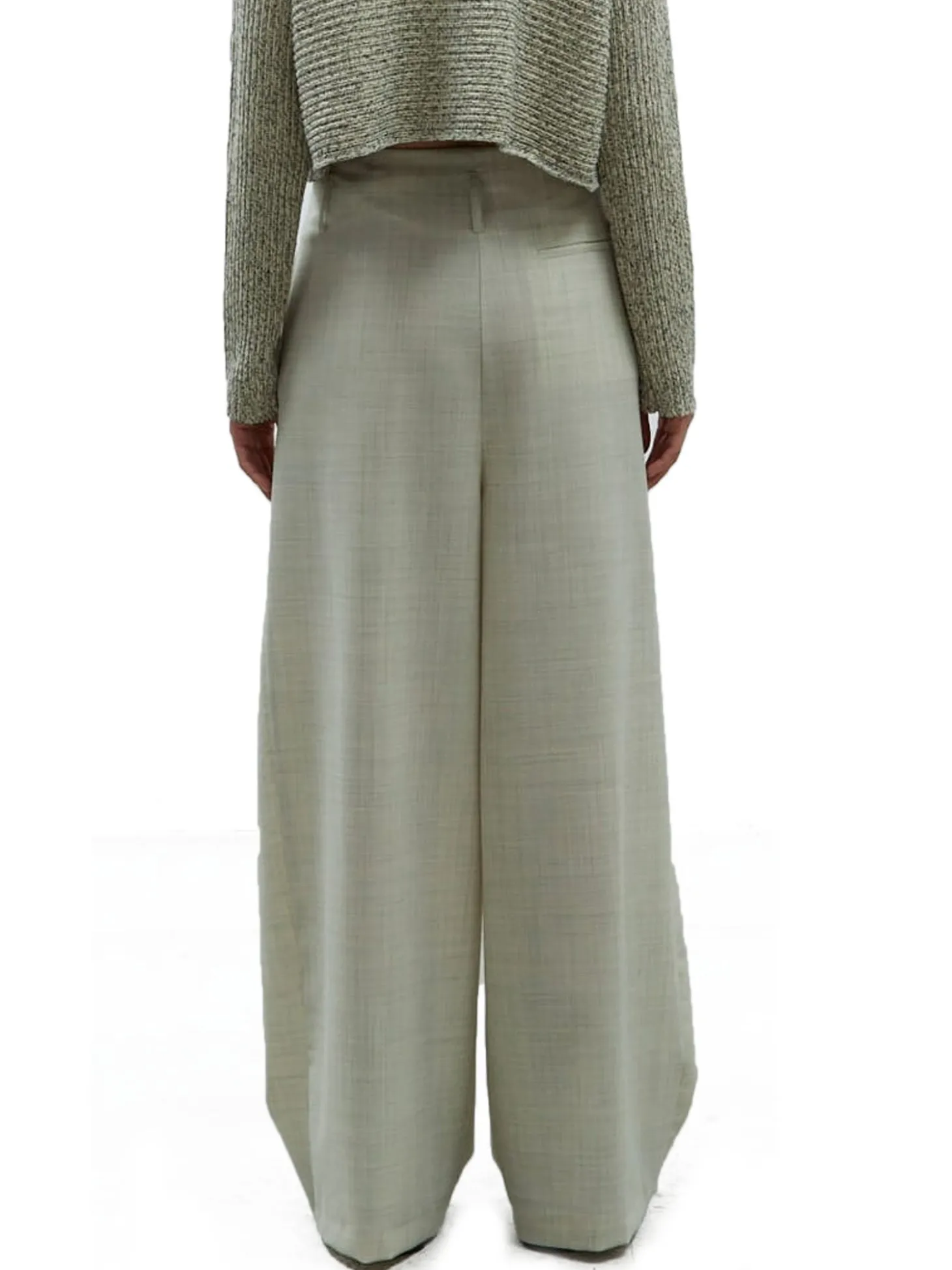 Pantalone Light Raw Wool Pince