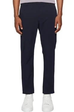 Pantalone Slim Chino Alfredo In Popeline Tecnico