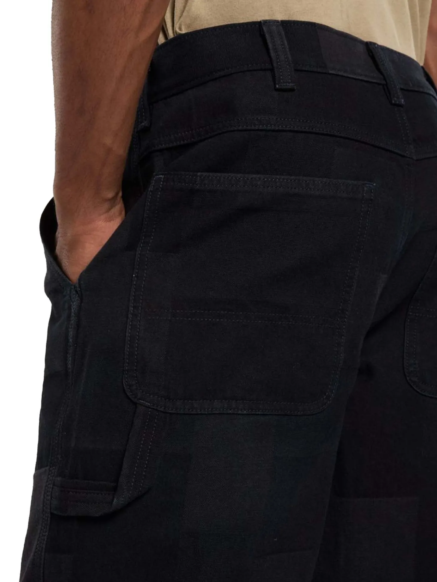 Pantaloni Carpenter Jacquard