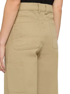 Pantaloni In Tela Di Cotone
