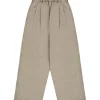 Pantaloni kation larghi due pieghe
