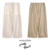 Pantaloni militari reversibili larghi senza piumino