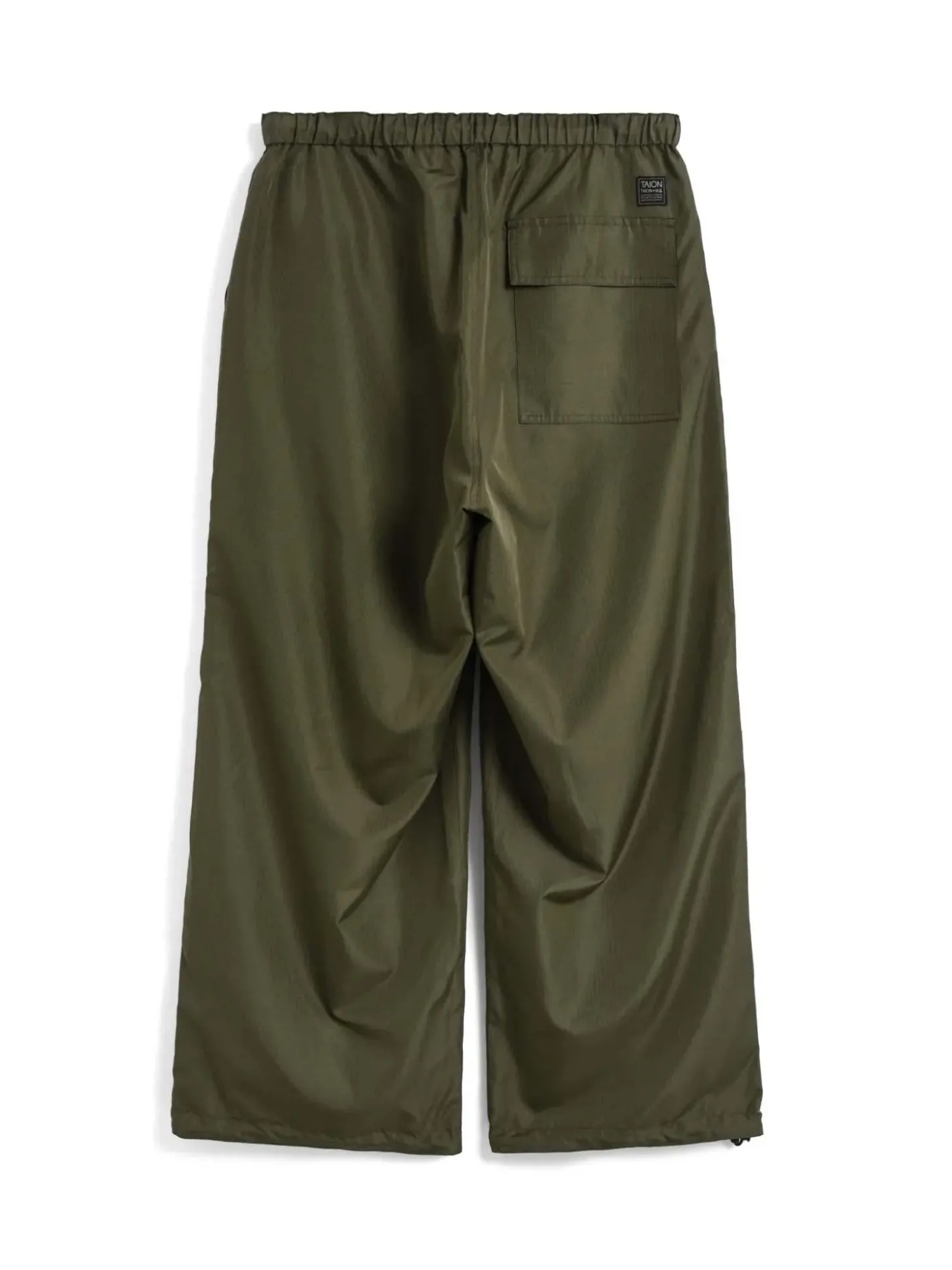 Pantaloni militari reversibili larghi senza piumino