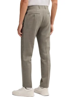 Pantaloni Slim Micromotivo