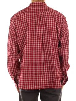 Patch Logo Plaid L/S Shirt