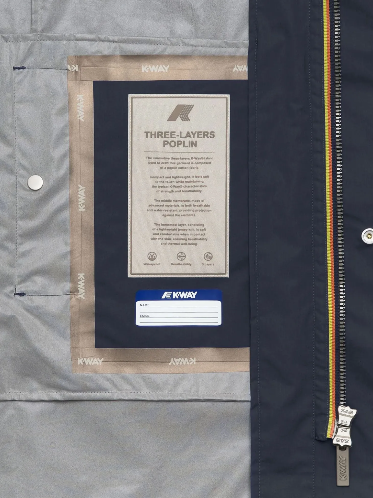 Poir 3L Poplin Giacca