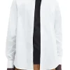 Poplin Stretch Slim Shirt
