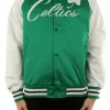 Primetime Lw Satin Jacket Boston Celtics