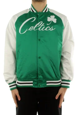 Primetime Lw Satin Jacket Boston Celtics