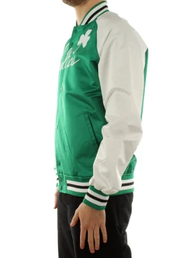 Primetime Lw Satin Jacket Boston Celtics