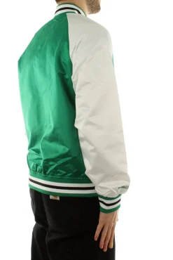 Primetime Lw Satin Jacket Boston Celtics