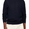 Pullover Con Bandierina Ricamata