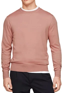 Pullover Con Bandierina Ricamata