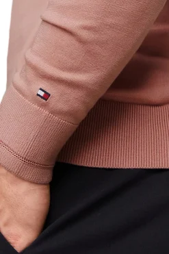 Pullover Con Bandierina Ricamata
