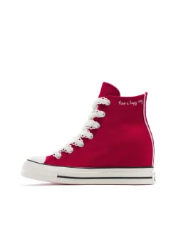 Scarpe Chuck Taylor All Star Wedge Platform Lacci all'uncinetto