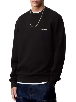 Script Embroidery Sweatshirt