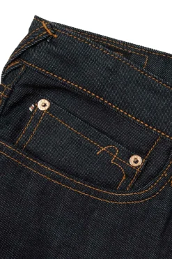 Seagull Emb & Brocade Patch Jeans
