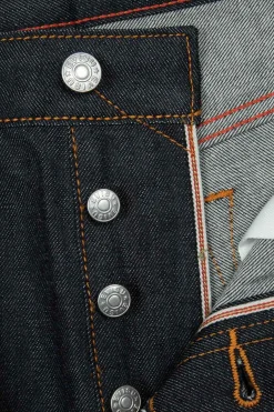 Seagull Emb & Brocade Patch Jeans